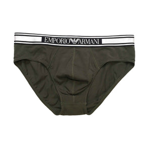 Slip Emporio Armani intimo uomo shop online underwear mutande verde logo Torino