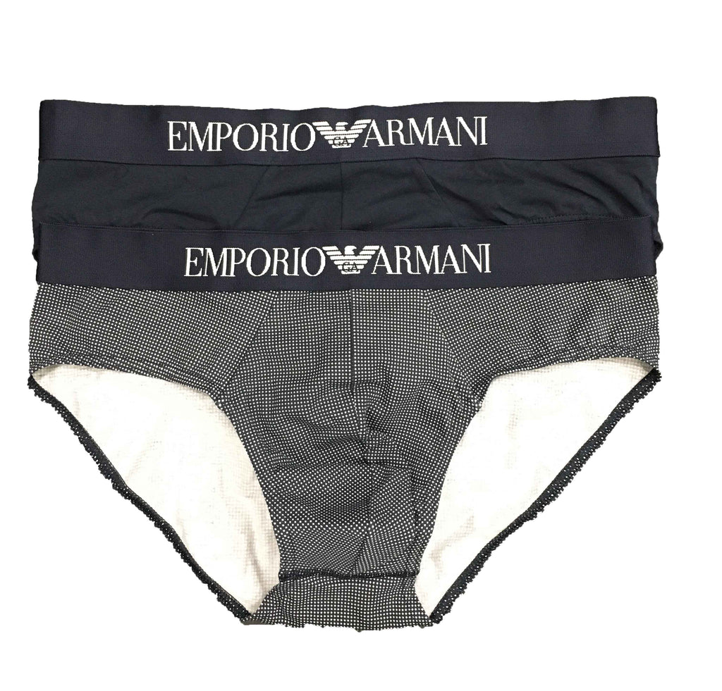 Slip uomo Emporio Armani intimo offerta online underwear briefs mutande bi pack blu Torino