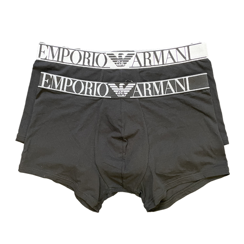 Image of boxer nero 2 pack emporio armani parigamba uomo Torino