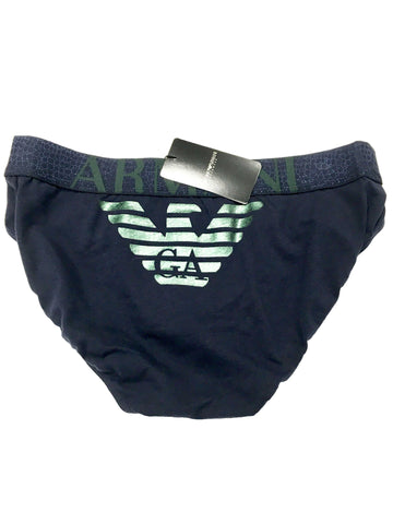 Slip Emporio Armani intimo uomo Torino online underwear mutande blu verde vita bassa
