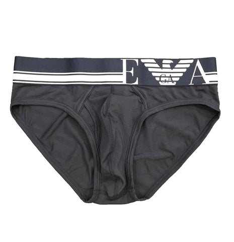 Image of Slip Emporio Armani intimo uomo shopping online underwear mutande blu logo Torino