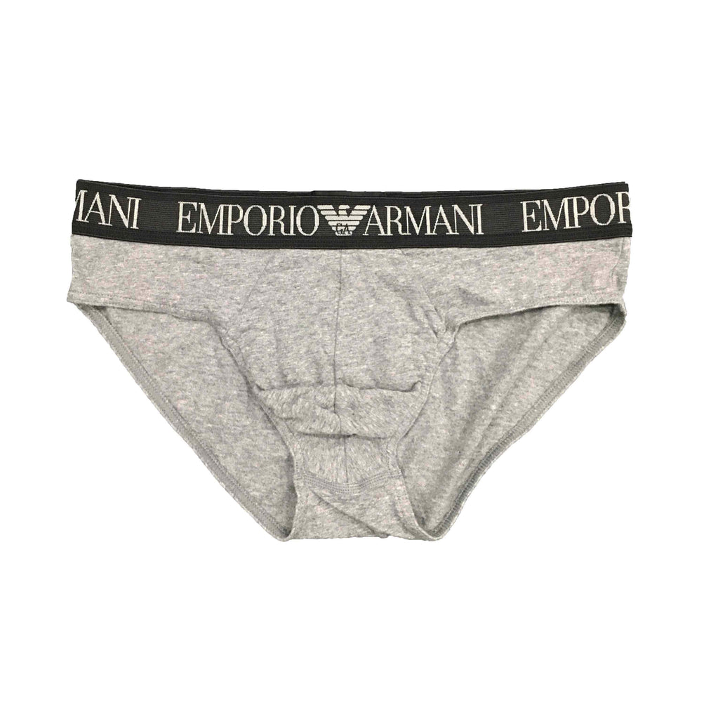 Slip Emporio Armani intimo uomo shop online underwear mutande bi pack nero grigio