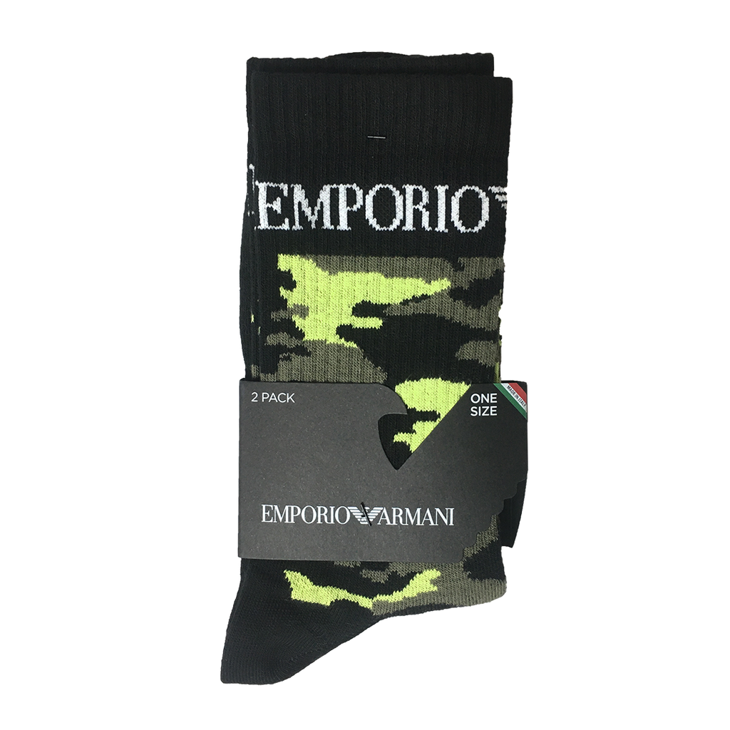 Calze Spugna EMPORIO ARMANI bi-pack Camouflage