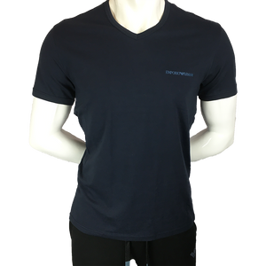 T-Shirt Bi-Pack EMPORIO ARMANI Scollo V Blu