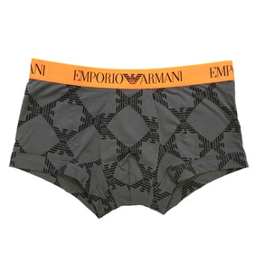 Emporio Armani intimo uomo shop online underwear boxer parigamba grigio  allover torino