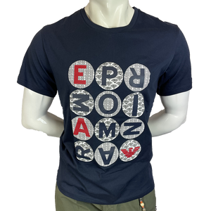 T-Shirt EMPORIO ARMANI blu uomo Torino