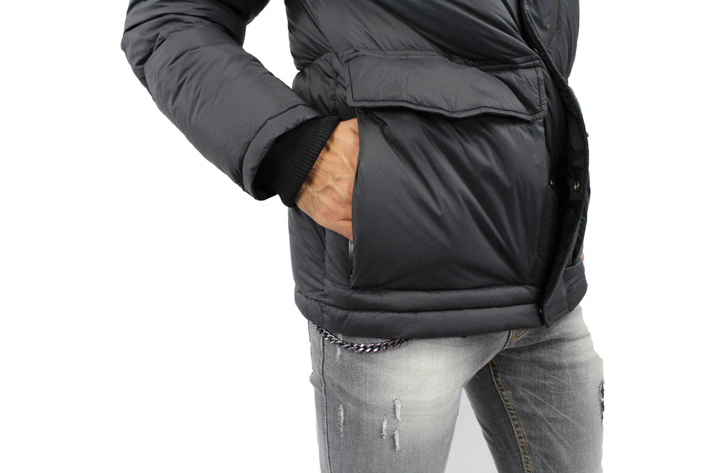 Piumino Hox uomo scontato giacca giubbotto nero in piuma shop online caldo inverno Torino