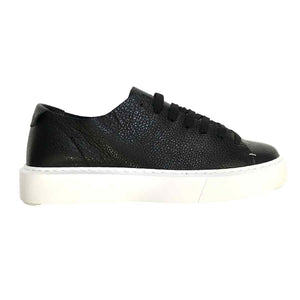 Sneakers nera in pelle why not brand uomo