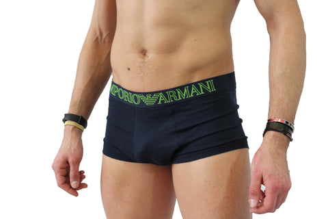 Emporio Armani intimo uomo online underwear boxer parigamba blu bi pack torino