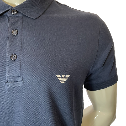 Image of Polo EMPORIO ARMANI Blu uomo Torino