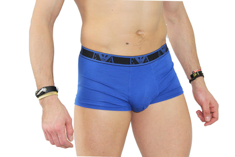 Emporio Armani intimo uomo abbigliamento offerta saldi online underwear boxer parigamba blu
